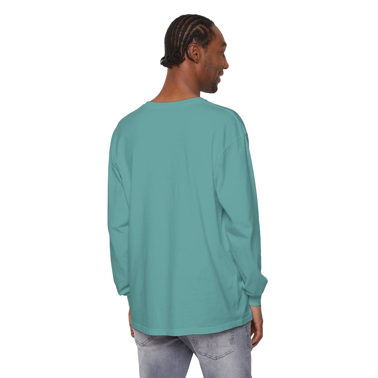 Unisex Garment-dyed Long Sleeve T-Shirt - Samson