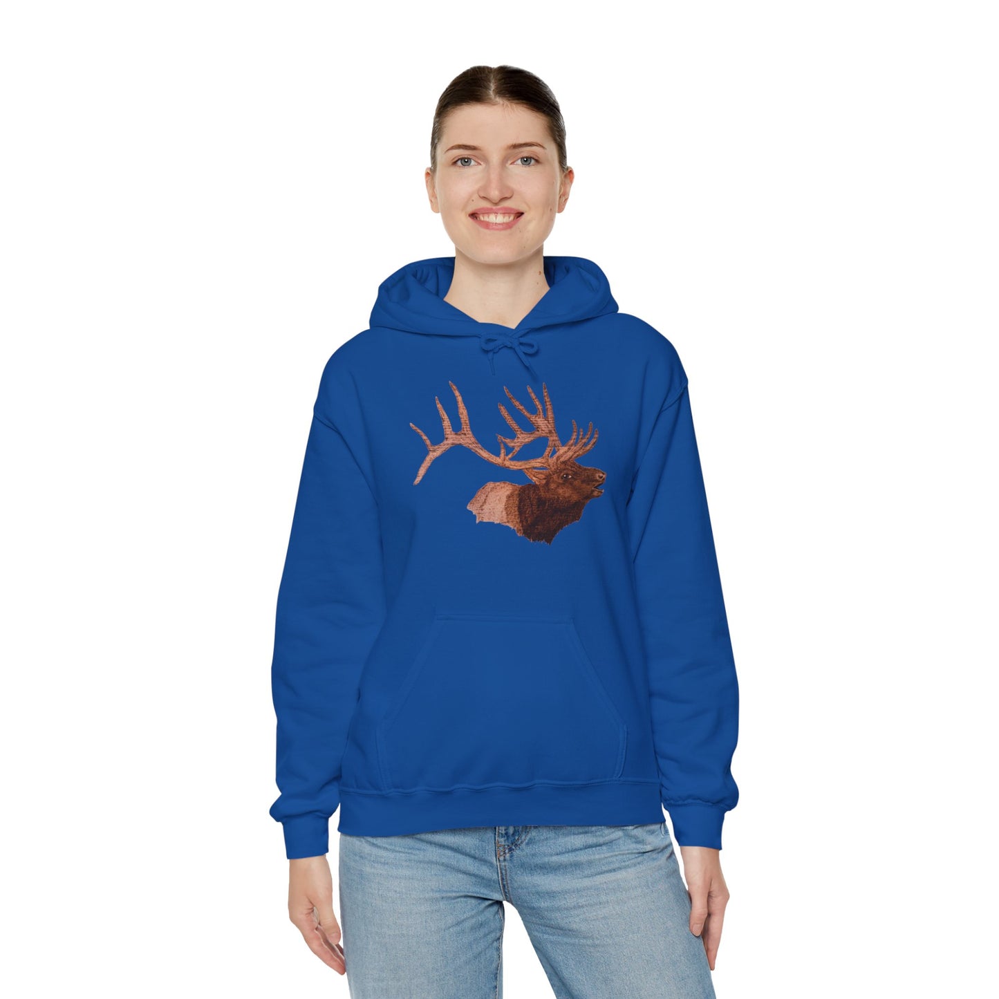 Unisex Heavy Blend™ Hooded Sweatshirt - Bull Elk