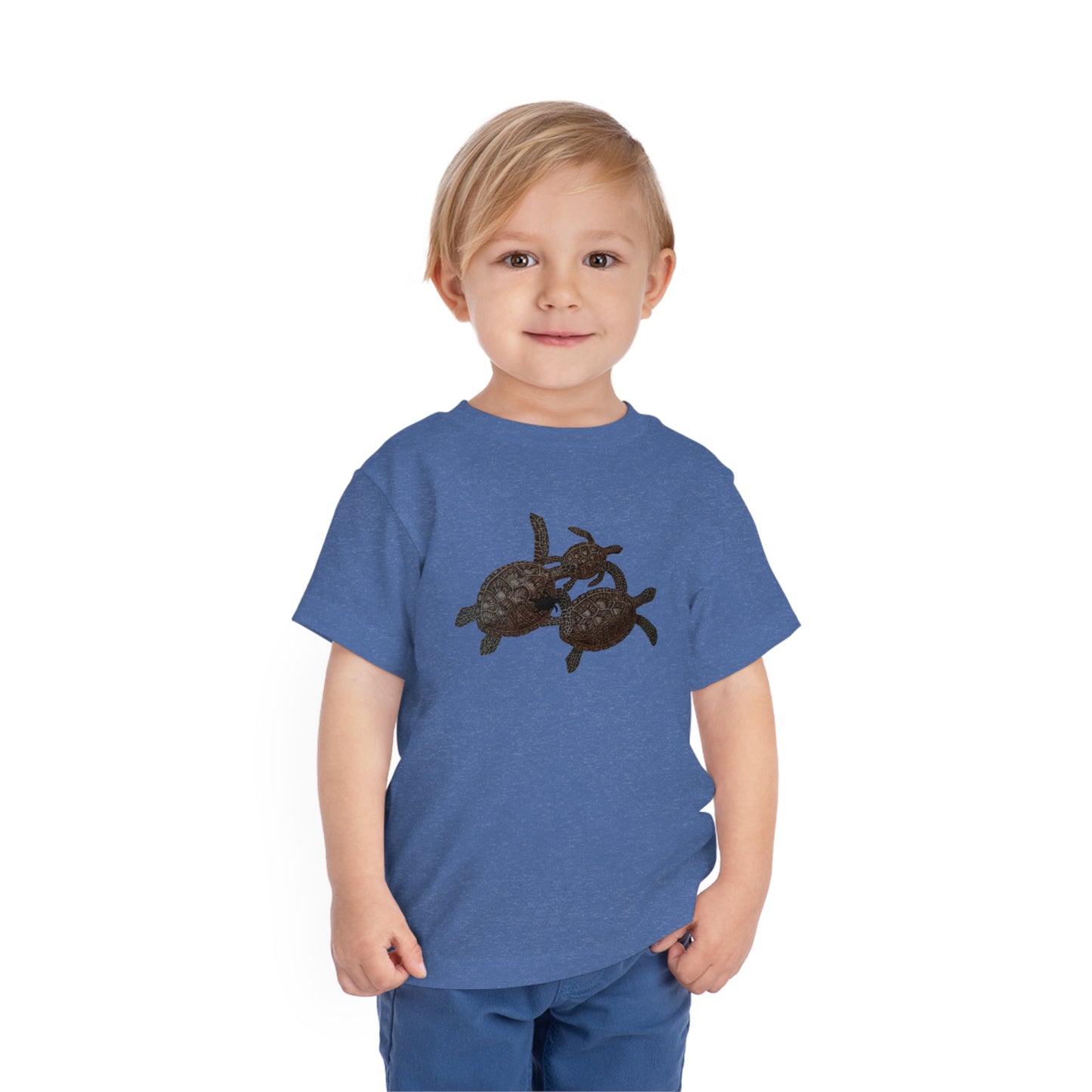 Toddler Short Sleeve Tee - Turtle Family