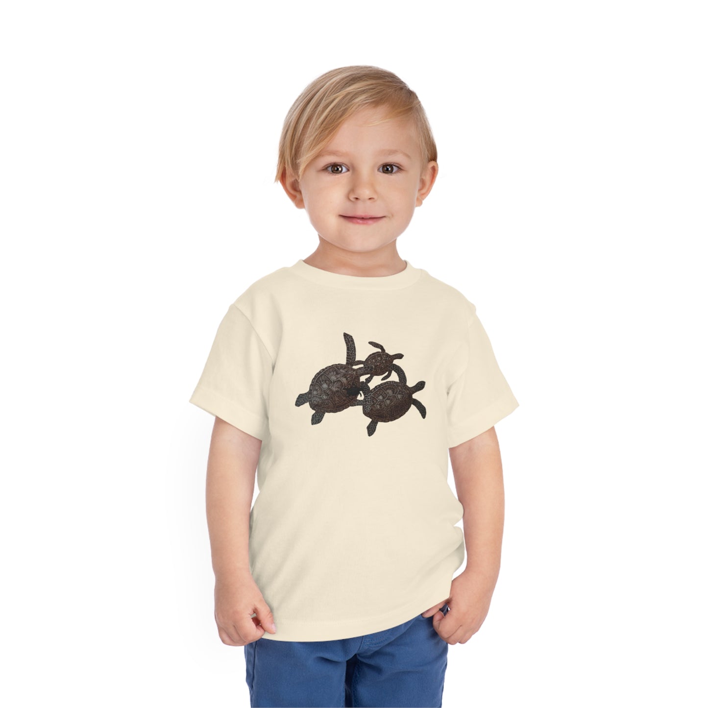 Toddler Short Sleeve Tee - Turtle Family