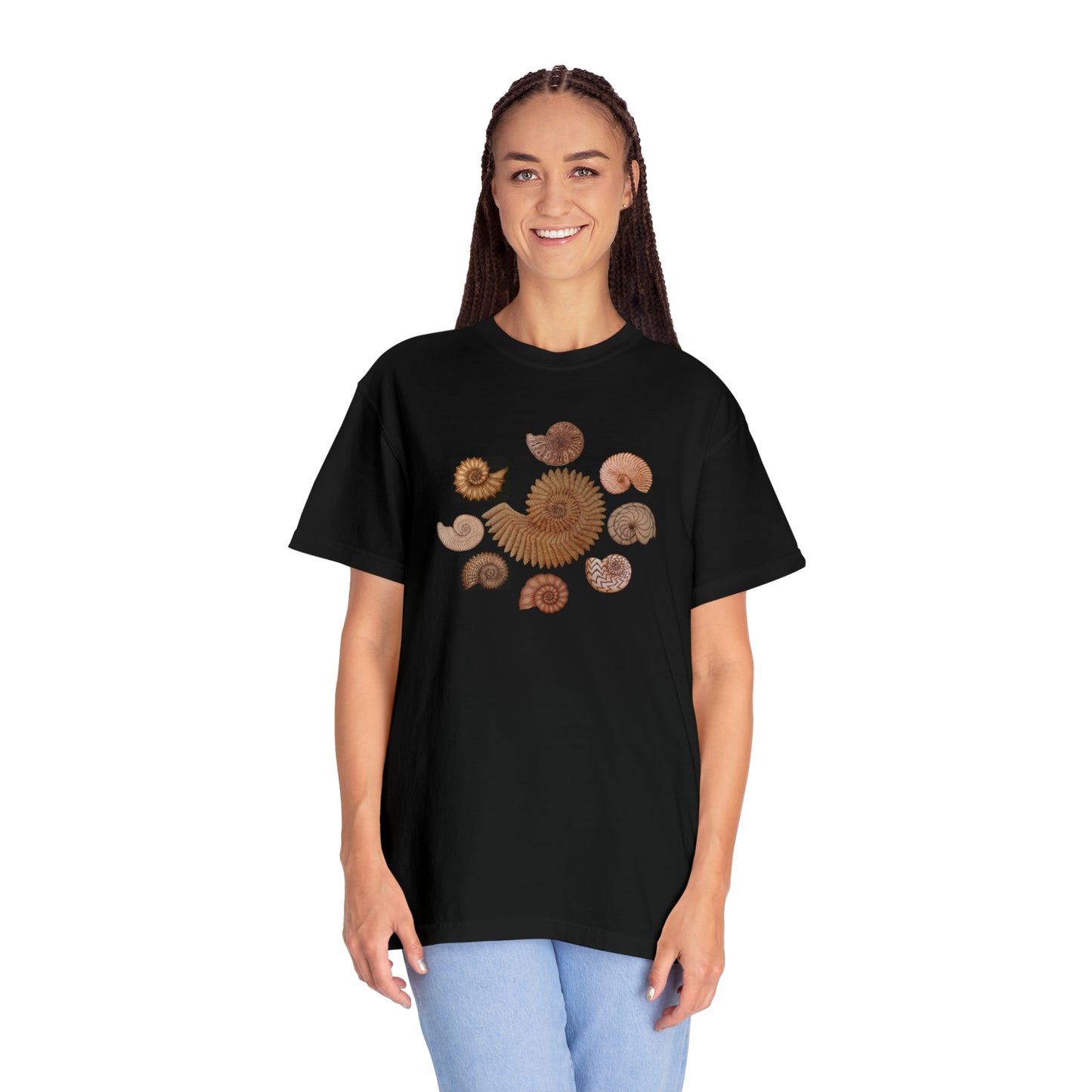 Unisex Garment-Dyed T-shirt - Ammonites