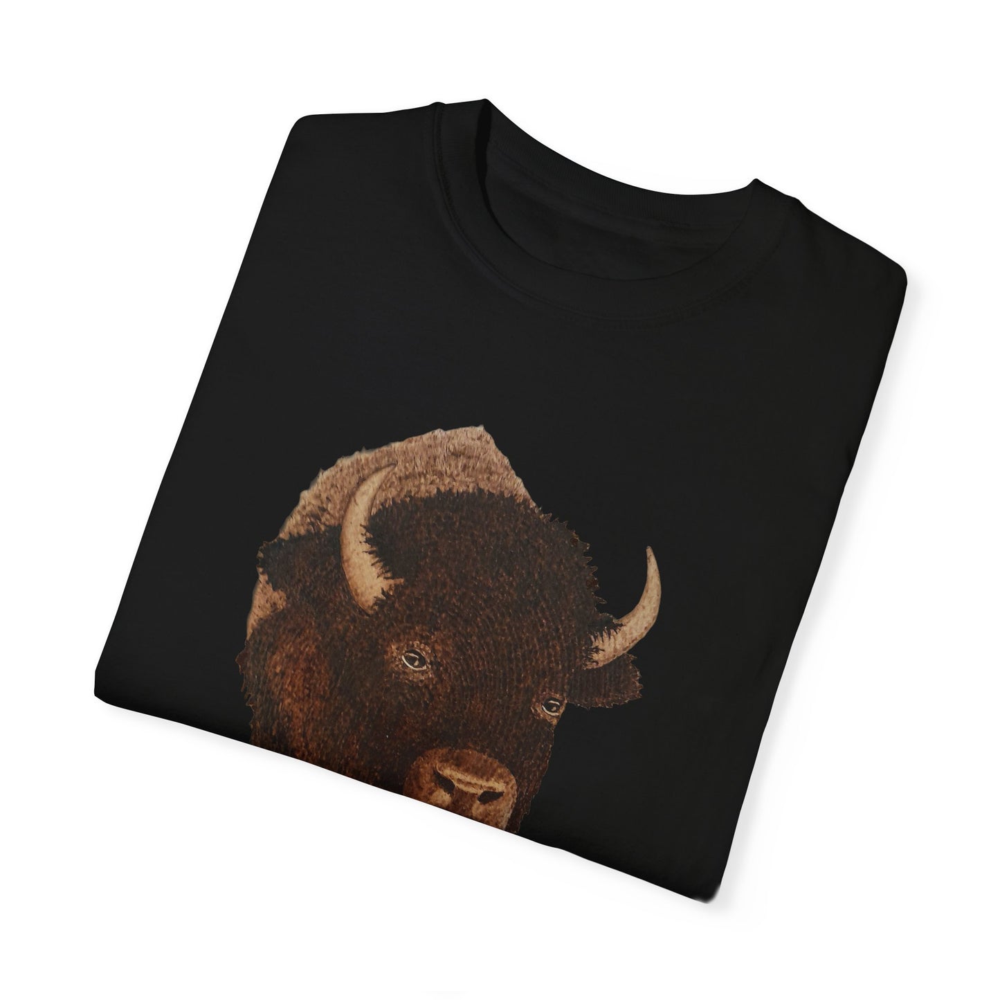 Unisex Garment-Dyed T-shirt - Bison w/ "COLORADO"