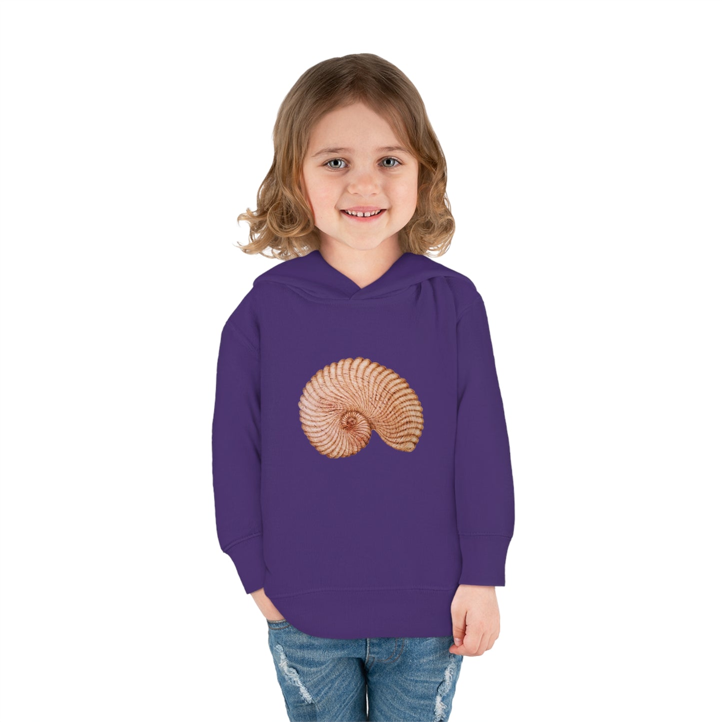 Toddler Pullover Fleece Hoodie - Heaven Shell