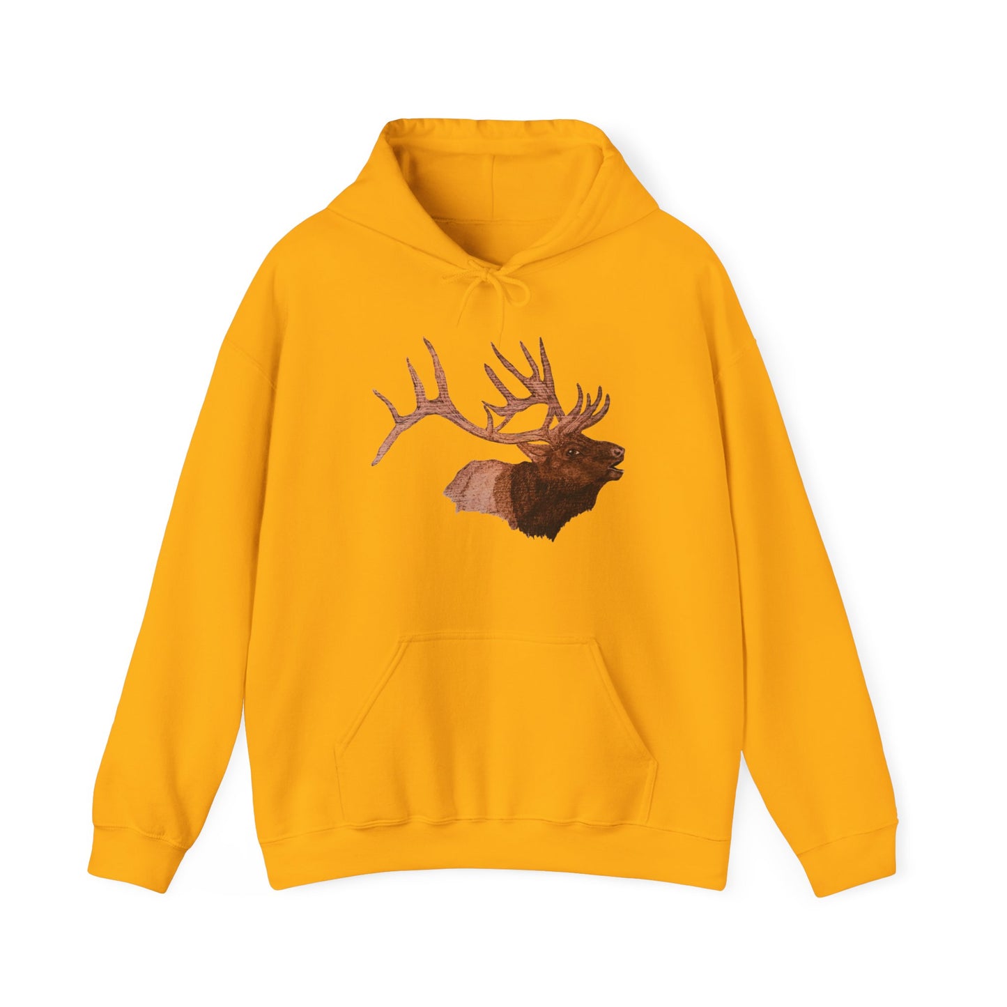 Unisex Heavy Blend™ Hooded Sweatshirt - Bull Elk