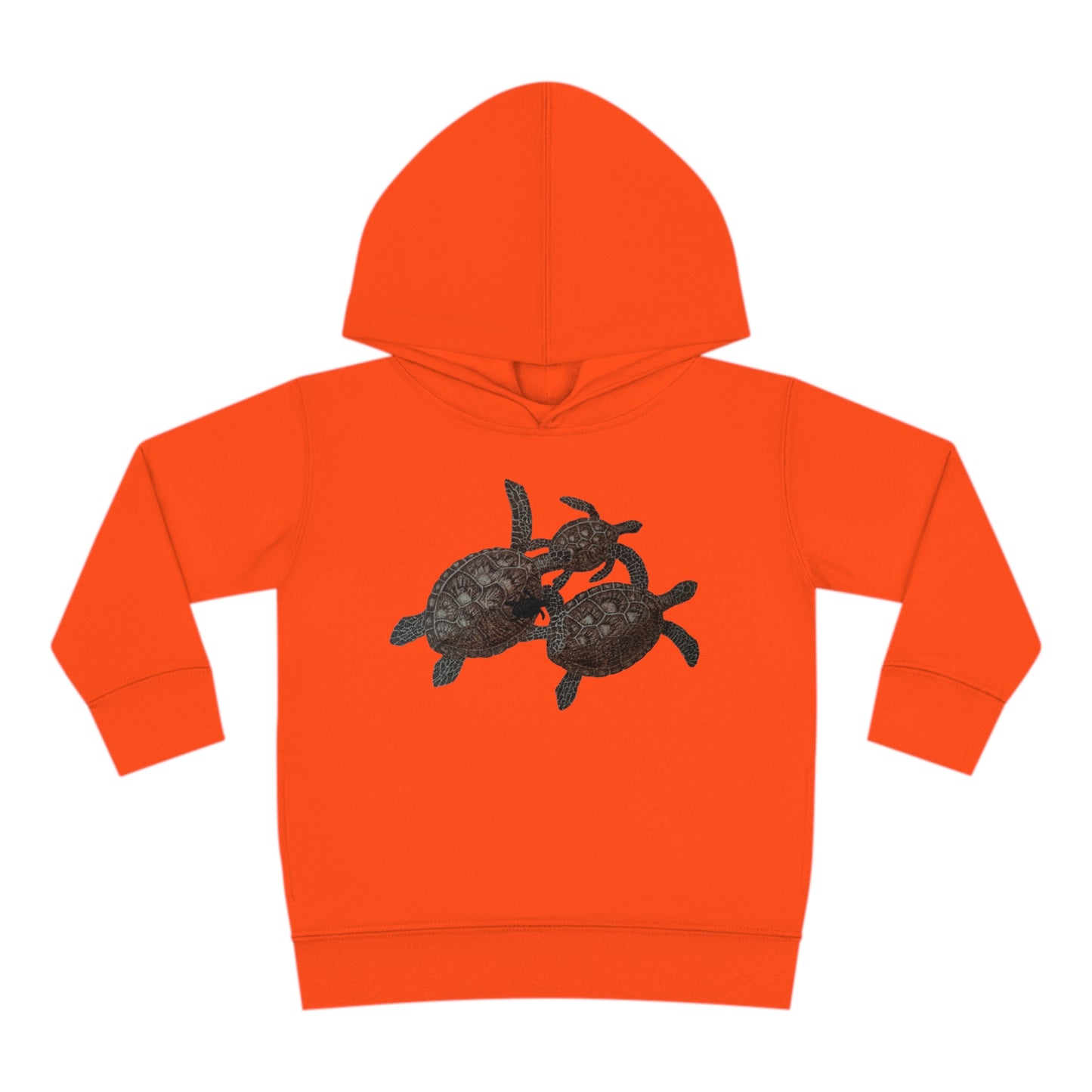 Toddler Pullover Fleece Hoodie - Turtle Family