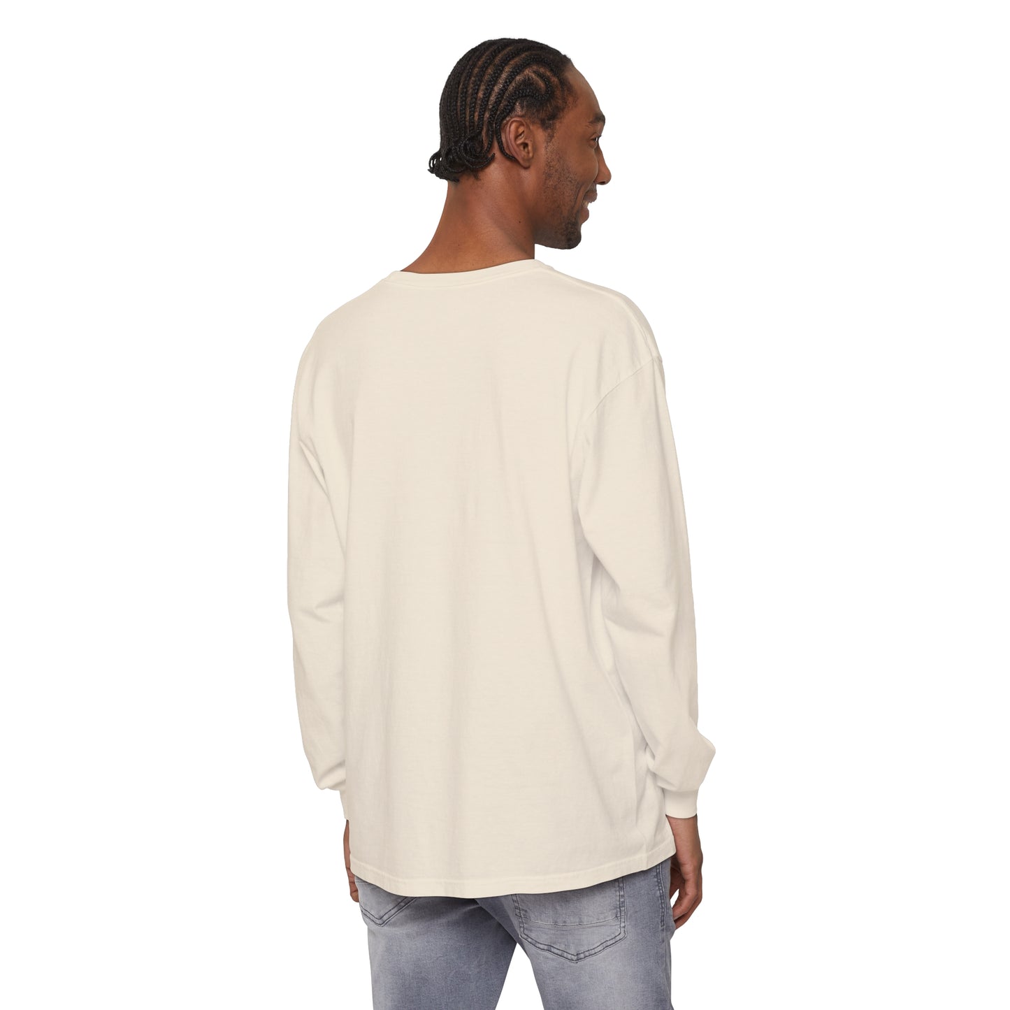 Unisex Garment-dyed Long Sleeve T-Shirt - Hamal