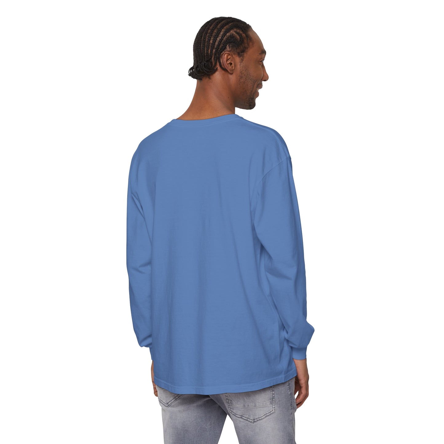 Unisex Garment-dyed Long Sleeve T-Shirt - Samson