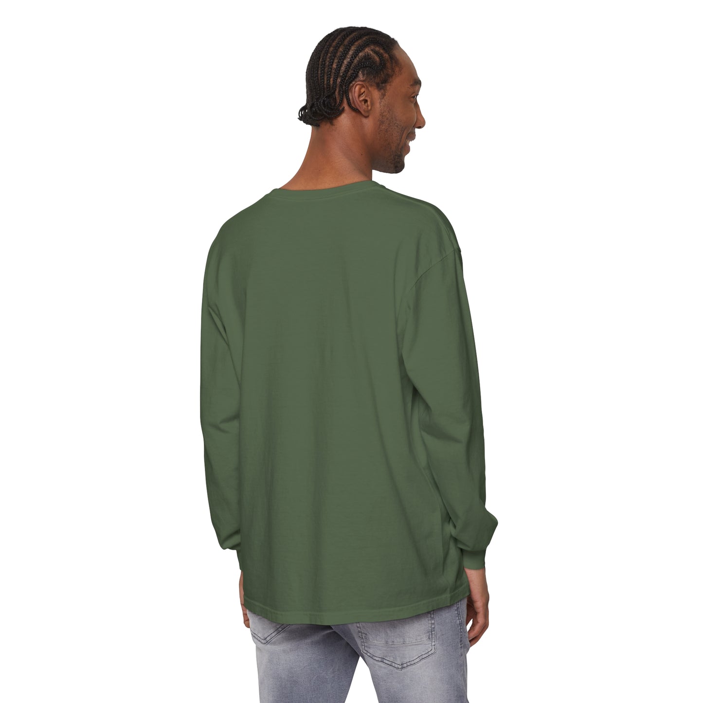 Unisex Garment-dyed Long Sleeve T-Shirt - Hamal