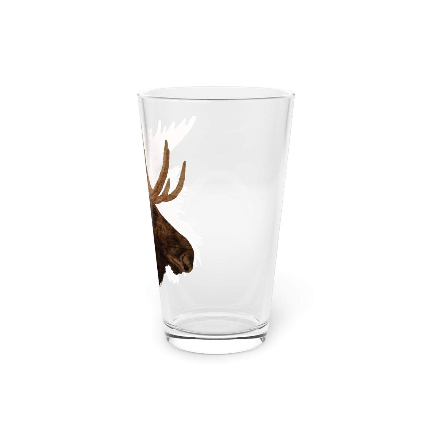 Pint Glass, 16oz - Moose