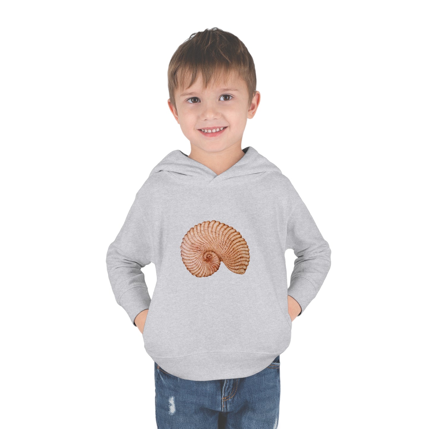 Toddler Pullover Fleece Hoodie - Heaven Shell