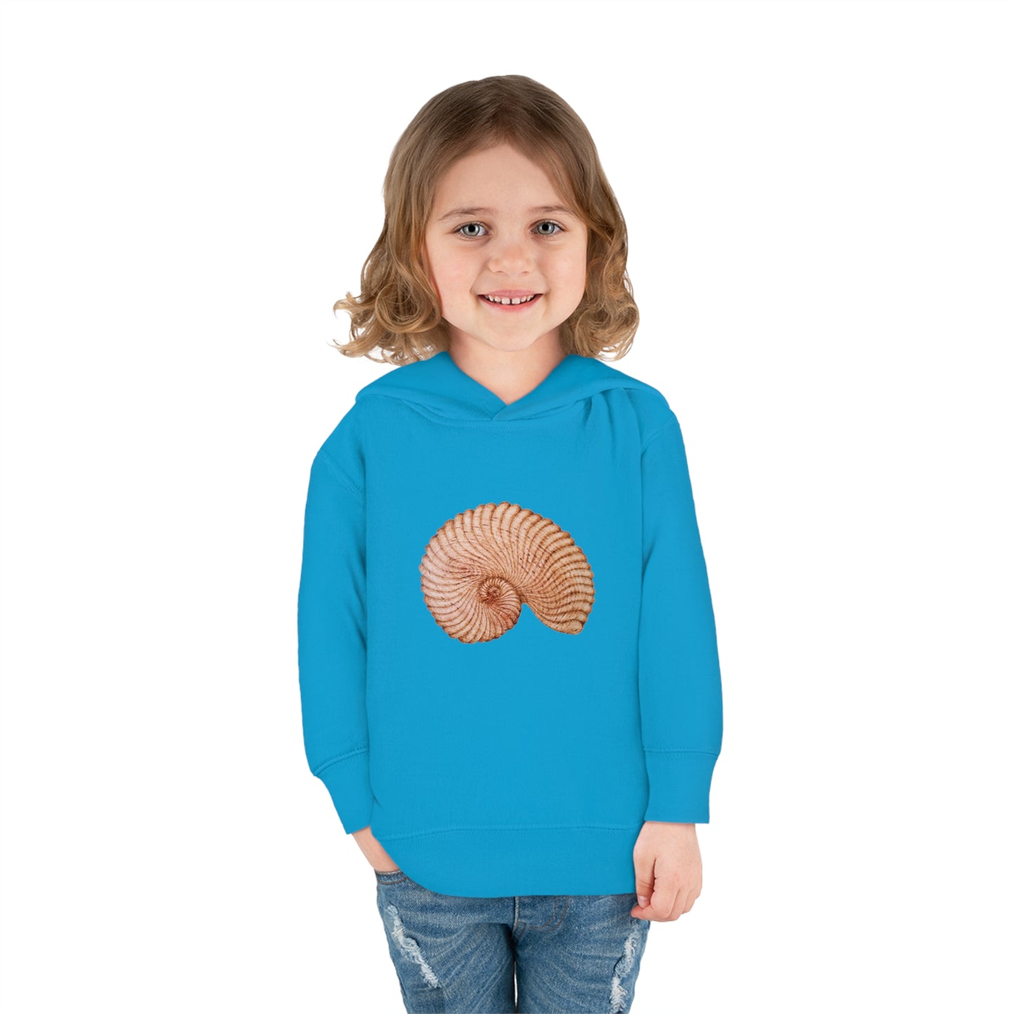 Toddler Pullover Fleece Hoodie - Heaven Shell