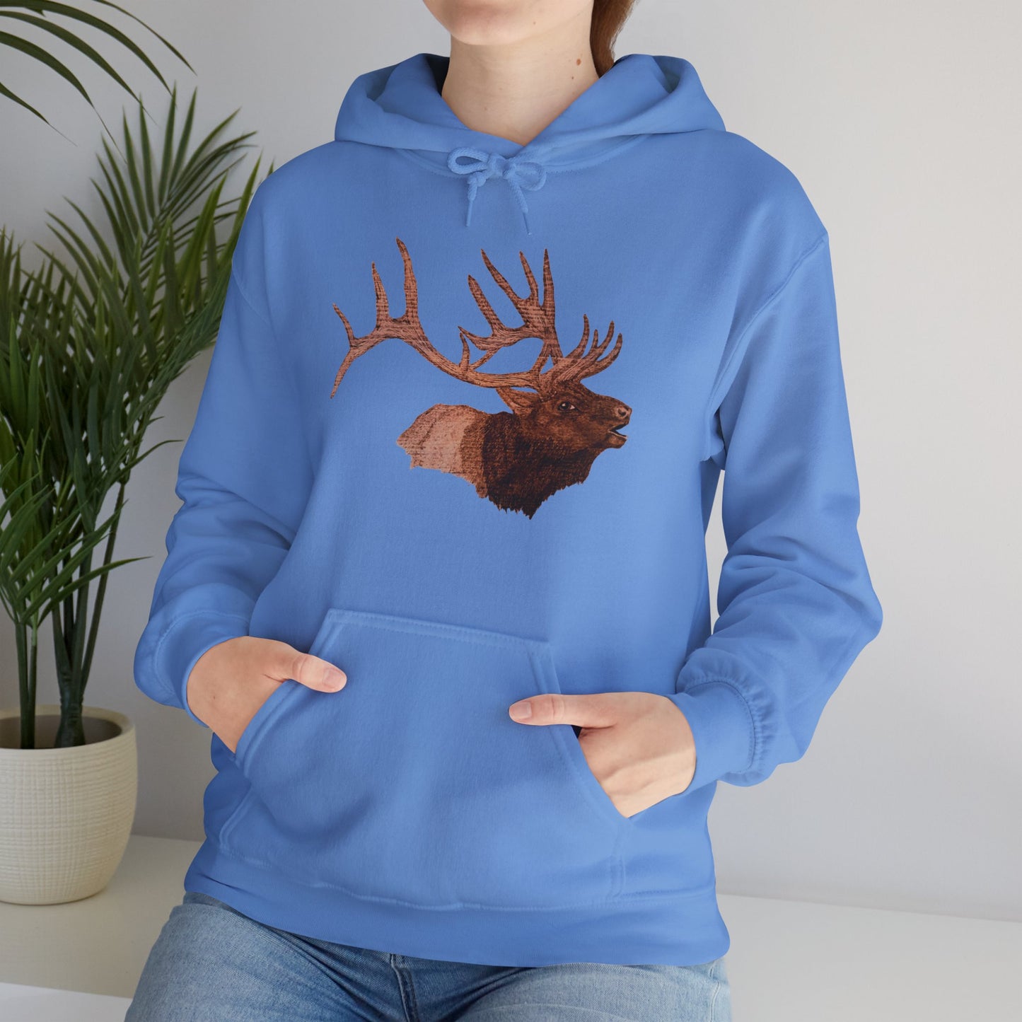 Unisex Heavy Blend™ Hooded Sweatshirt - Bull Elk