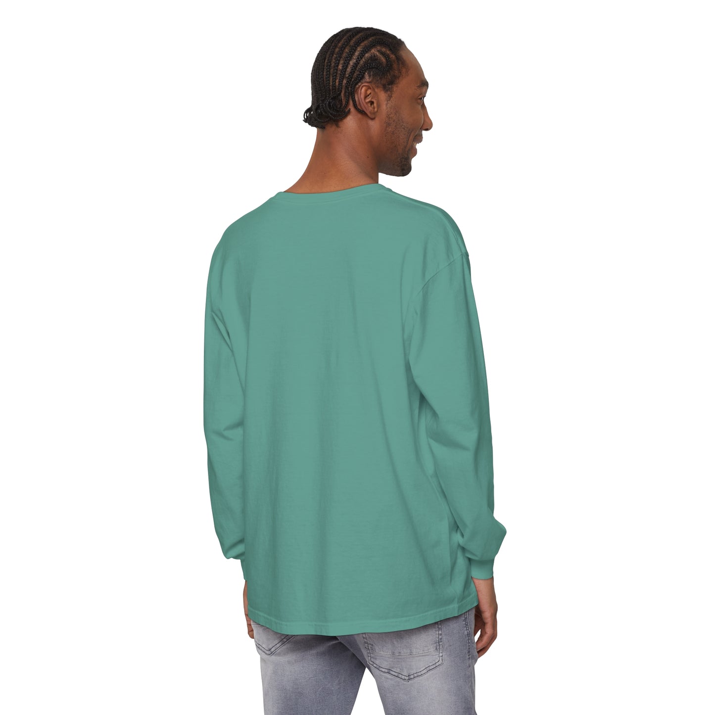 Unisex Garment-dyed Long Sleeve T-Shirt - Hamal