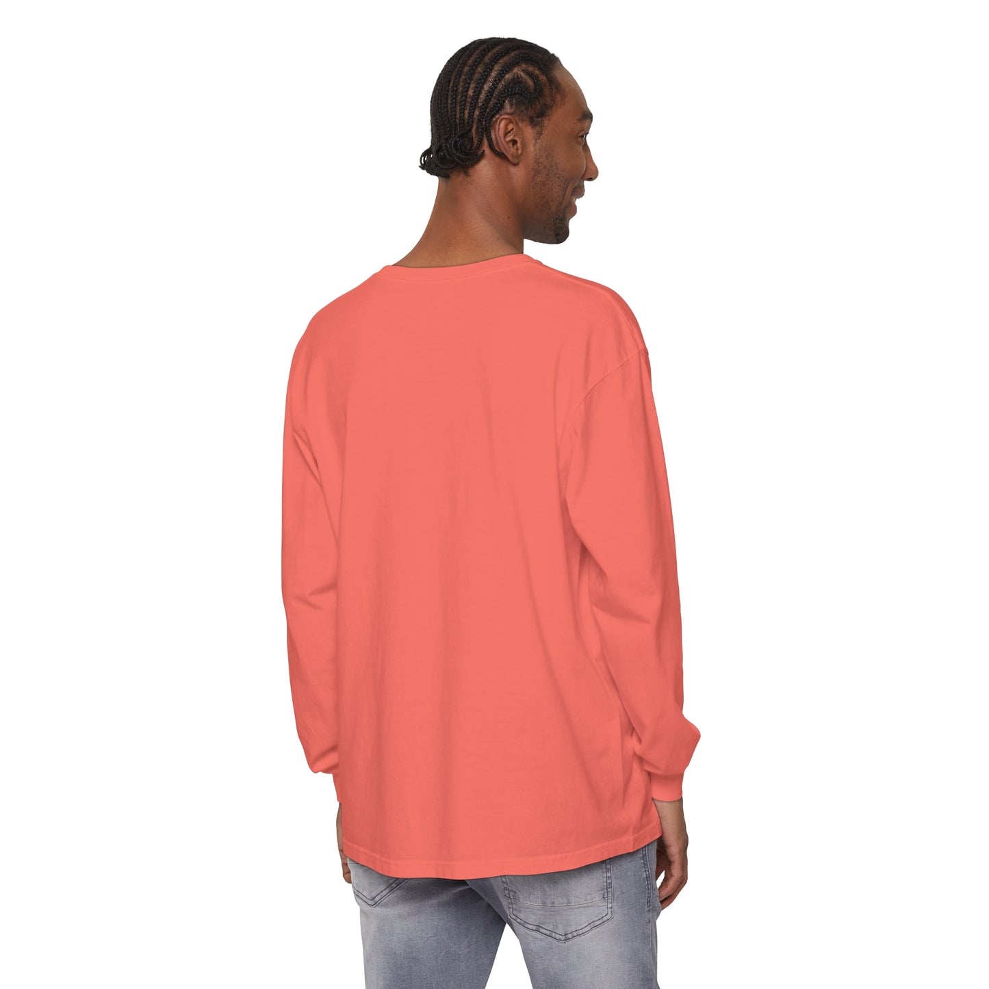 Unisex Garment-dyed Long Sleeve T-Shirt - Hamal