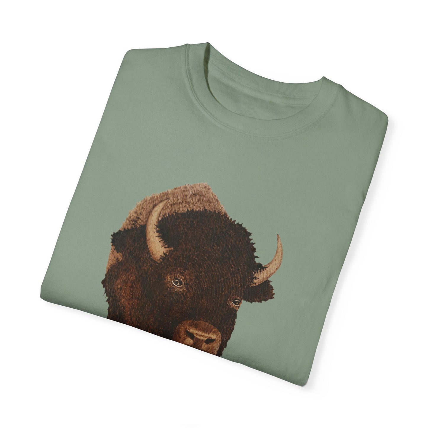 Unisex Garment-Dyed T-shirt - Bison w/ "COLORADO"