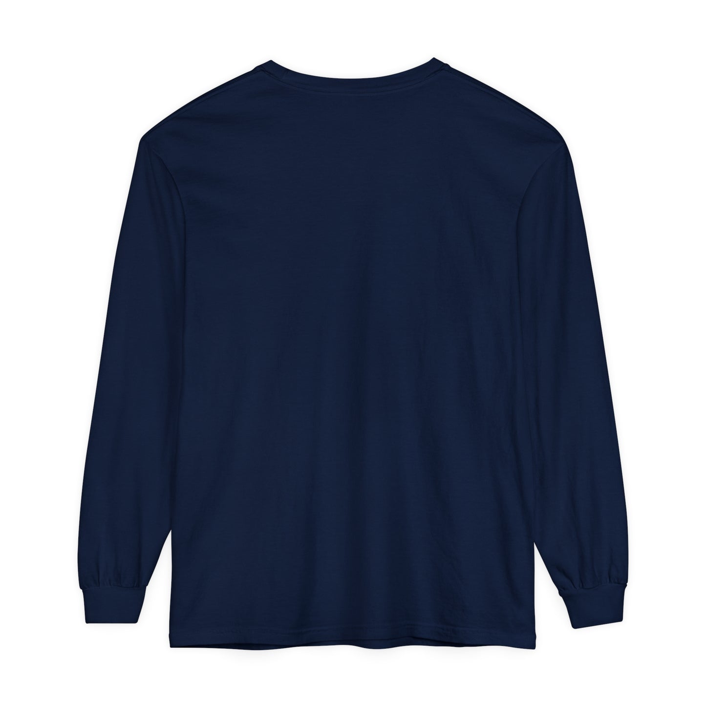 Unisex Garment-dyed Long Sleeve T-Shirt - Bison