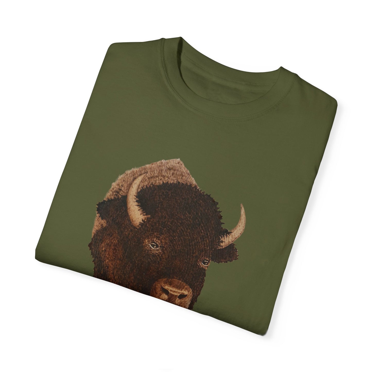 Unisex Garment-Dyed T-shirt - Bison w/ "COLORADO"