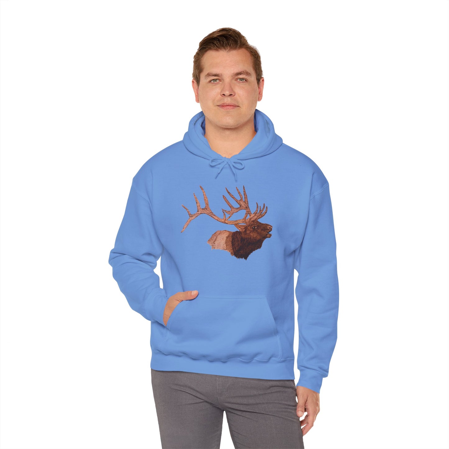 Unisex Heavy Blend™ Hooded Sweatshirt - Bull Elk