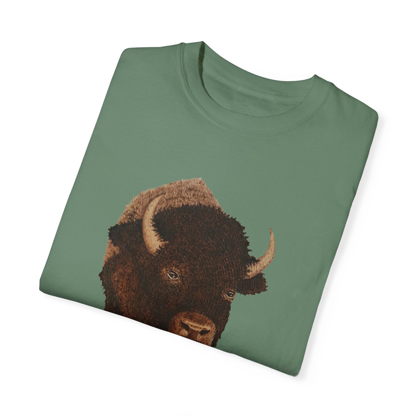 Unisex Garment-Dyed T-shirt - Bison w/ "COLORADO"