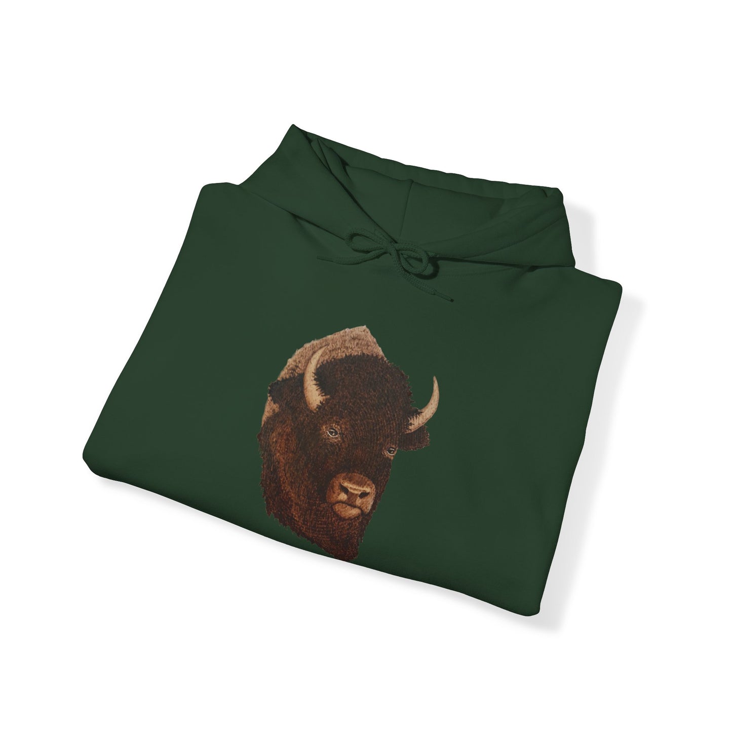 Unisex Heavy Blend™ Hooded Sweatshirt - Bison w/ "COLORADO"