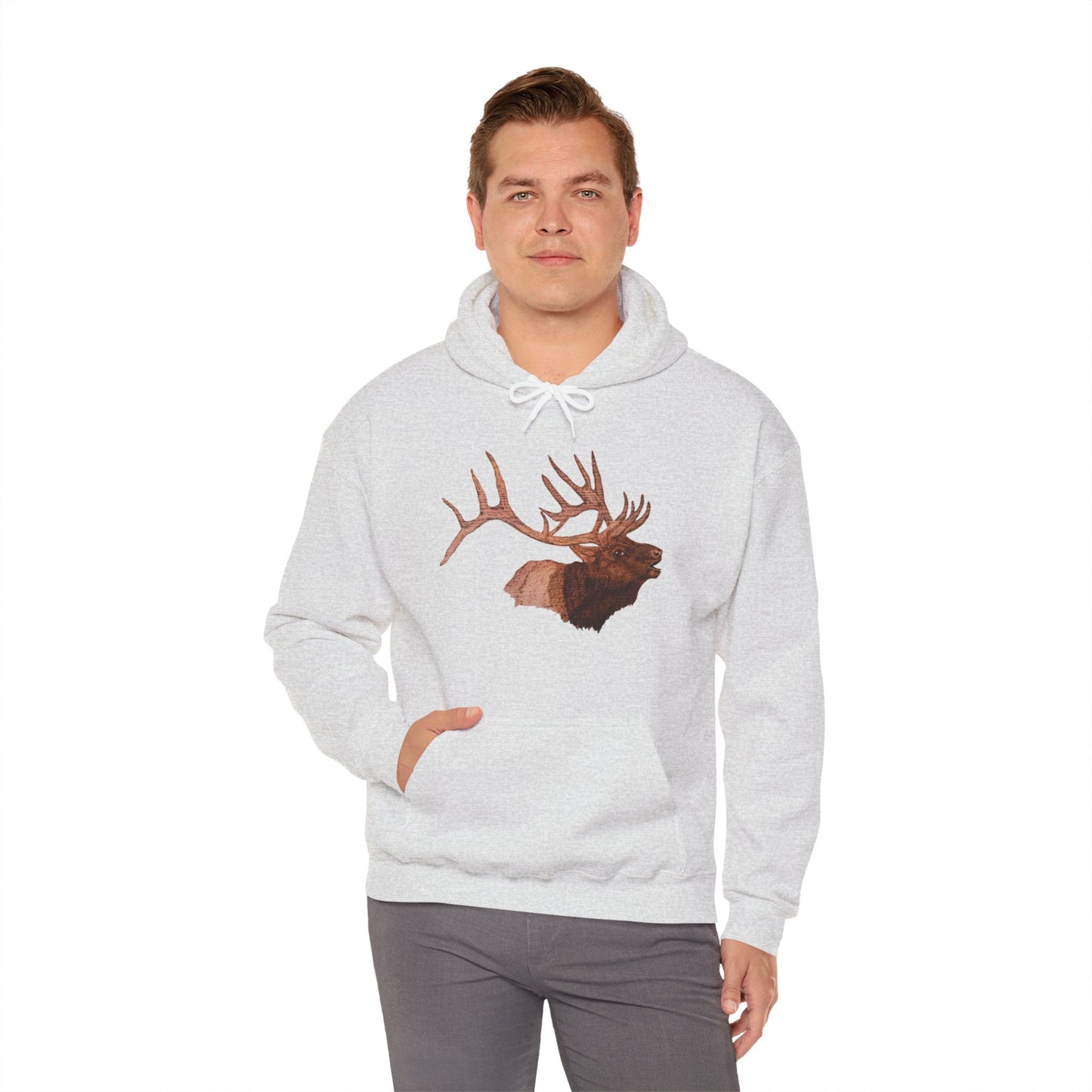 Unisex Heavy Blend™ Hooded Sweatshirt - Bull Elk