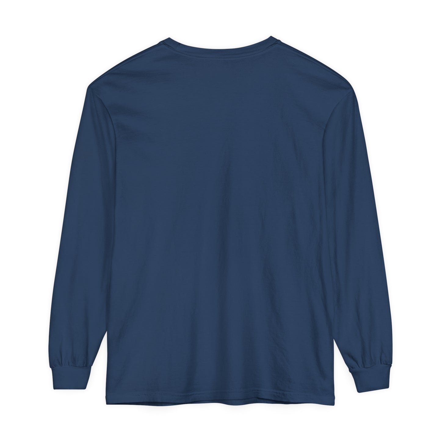 Unisex Garment-dyed Long Sleeve T-Shirt - Bison