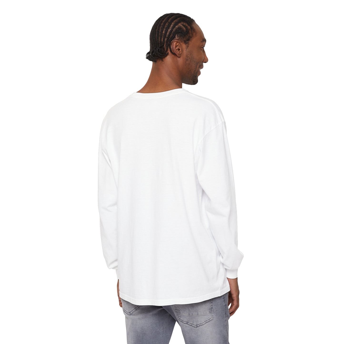 Unisex Garment-dyed Long Sleeve T-Shirt - Hamal