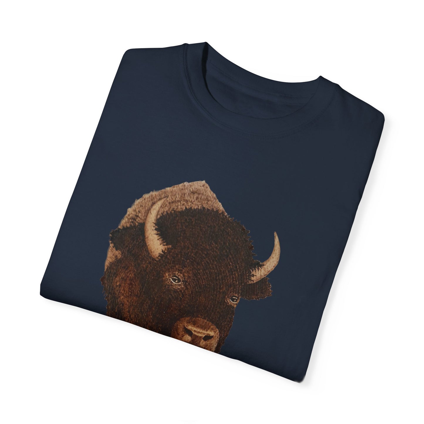 Unisex Garment-Dyed T-shirt - Bison w/ "COLORADO"