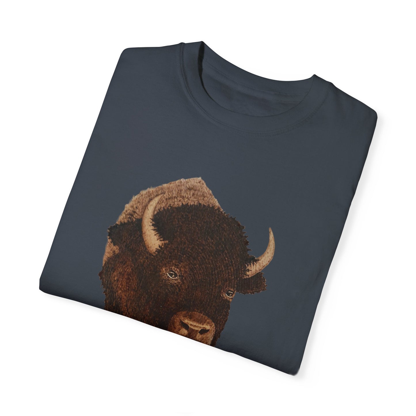 Unisex Garment-Dyed T-shirt - Bison w/ "COLORADO"