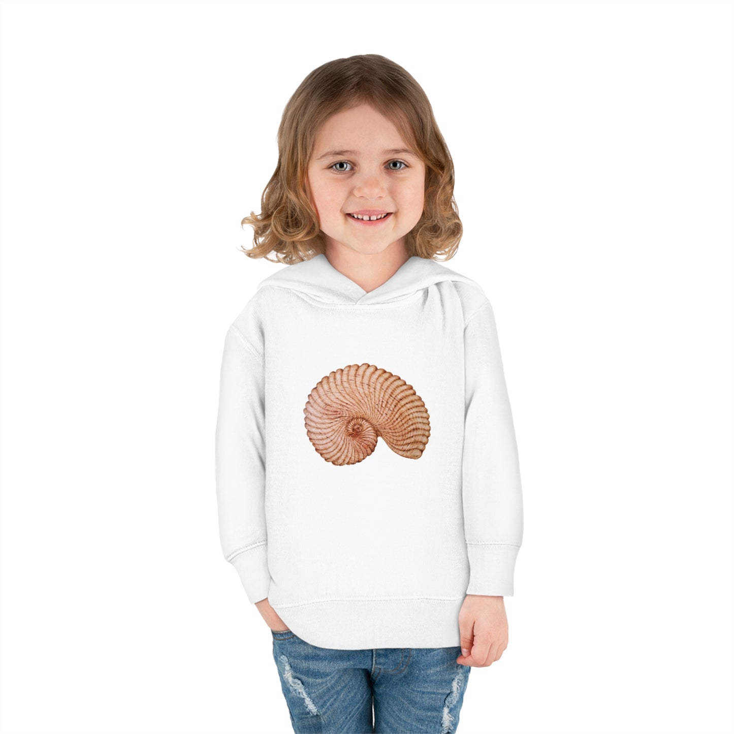 Toddler Pullover Fleece Hoodie - Heaven Shell