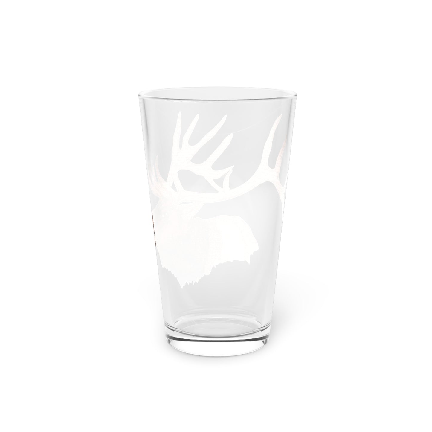 Pint Glass, 16oz - Bull Elk