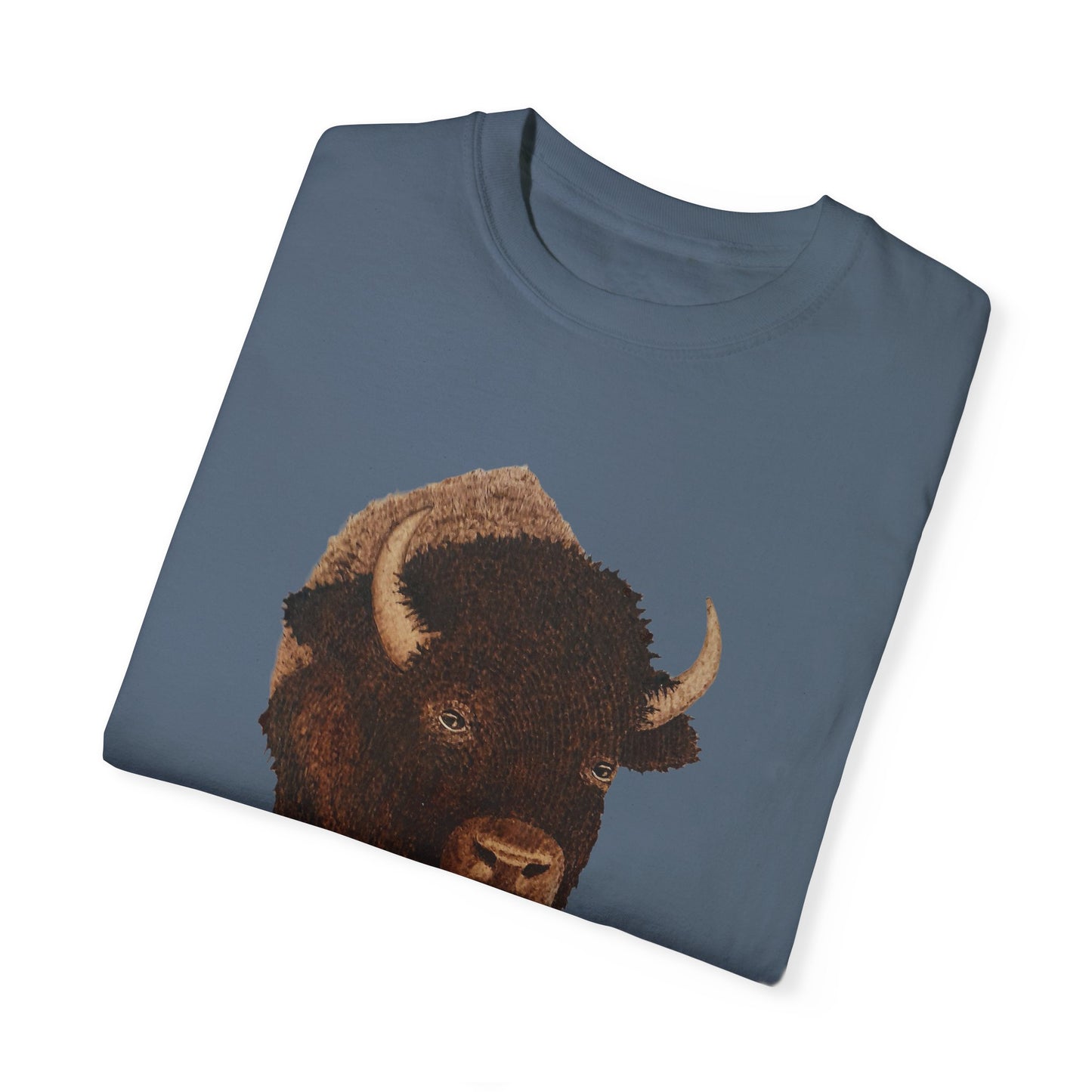 Unisex Garment-Dyed T-shirt - Bison w/ "COLORADO"