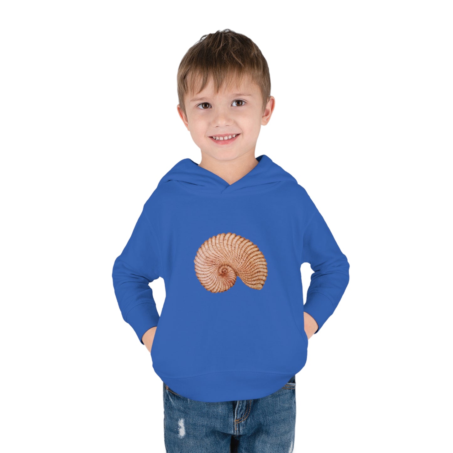 Toddler Pullover Fleece Hoodie - Heaven Shell