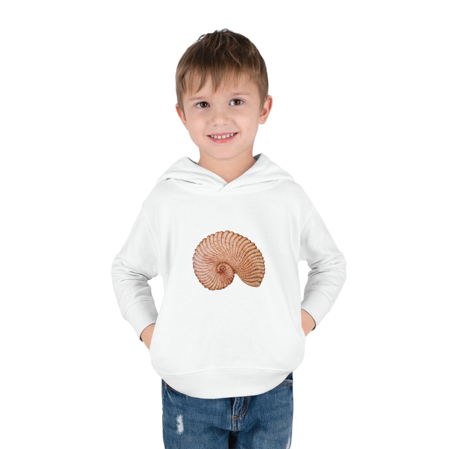 Toddler Pullover Fleece Hoodie - Heaven Shell