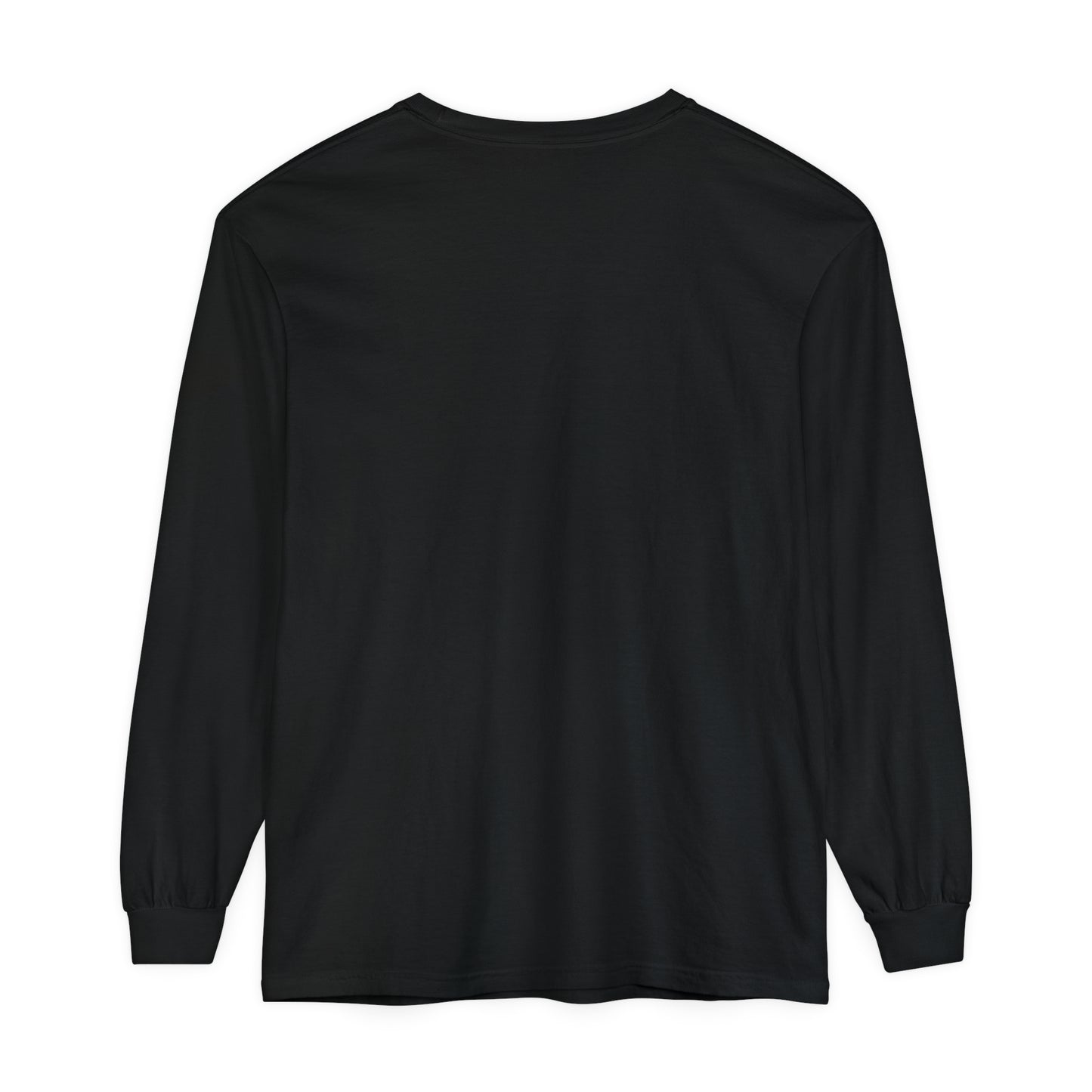 Unisex Garment-dyed Long Sleeve T-Shirt - Bison