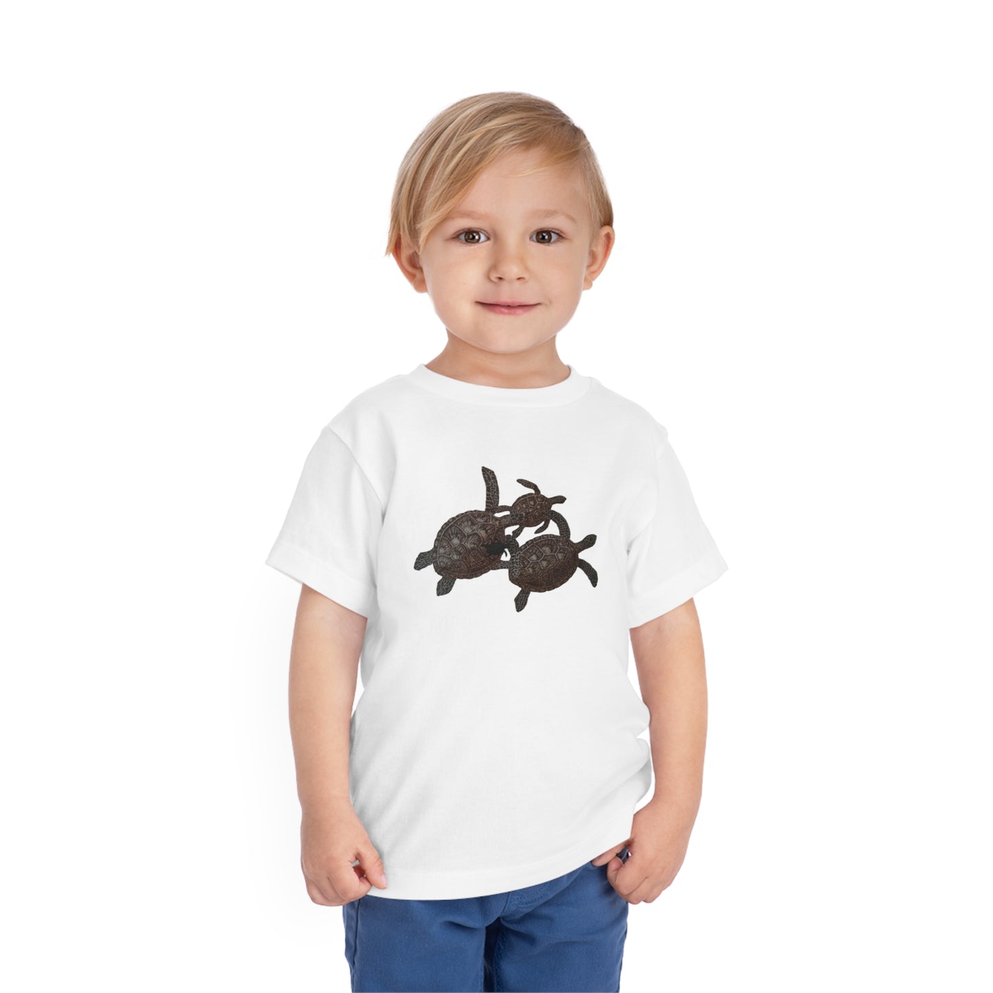 Toddler Short Sleeve Tee - Turtle Family