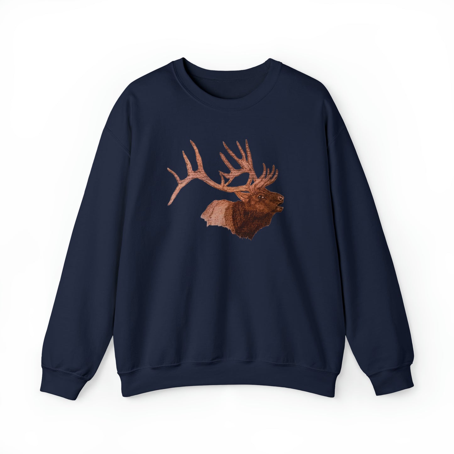 Unisex Heavy Blend™ Crewneck Sweatshirt - Bull Elk