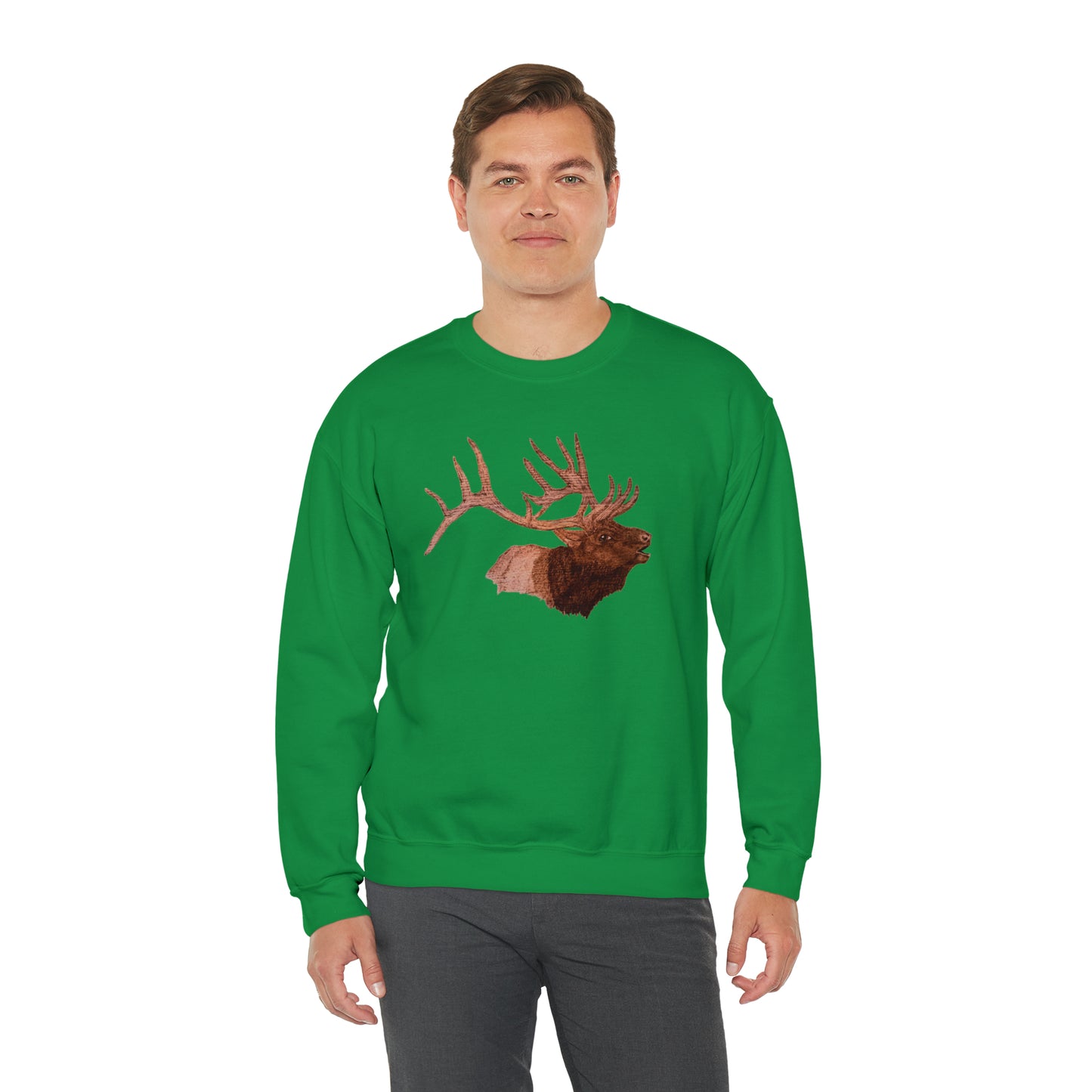 Unisex Heavy Blend™ Crewneck Sweatshirt - Bull Elk