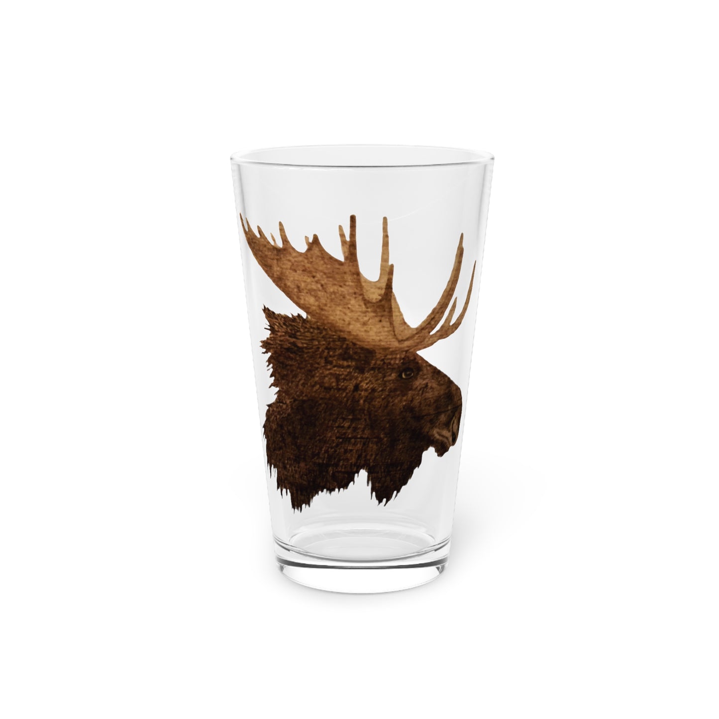 Pint Glass, 16oz - Moose