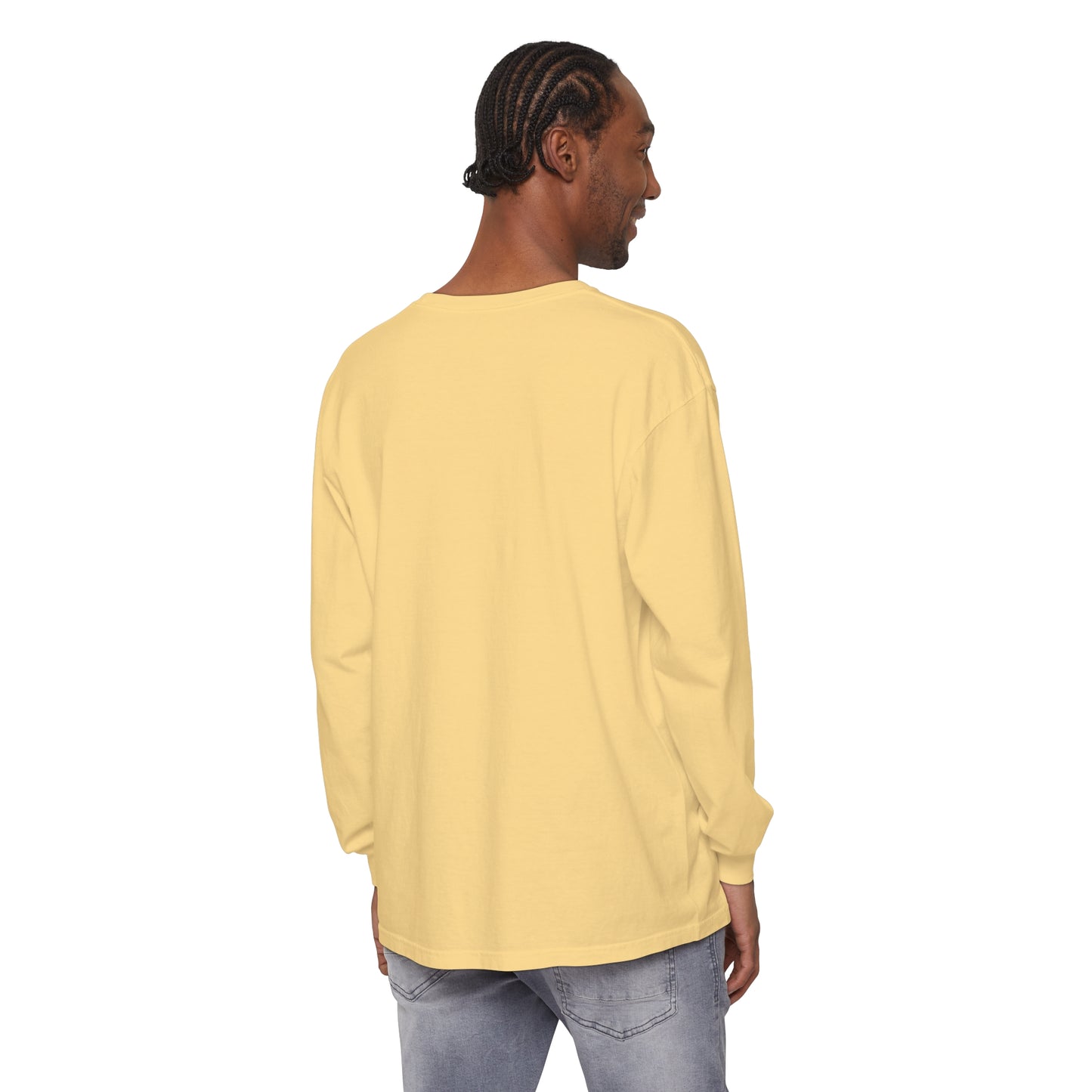 Unisex Garment-dyed Long Sleeve T-Shirt - Hamal