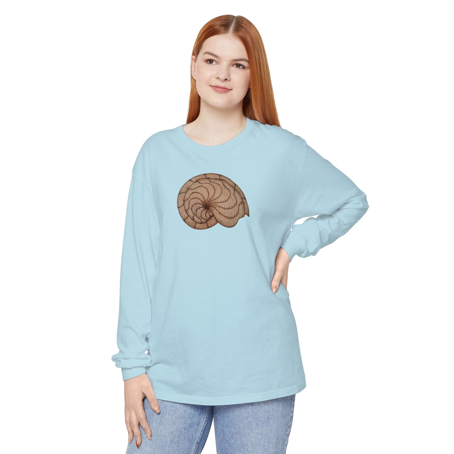 Unisex Garment-dyed Long Sleeve T-Shirt - Hamal