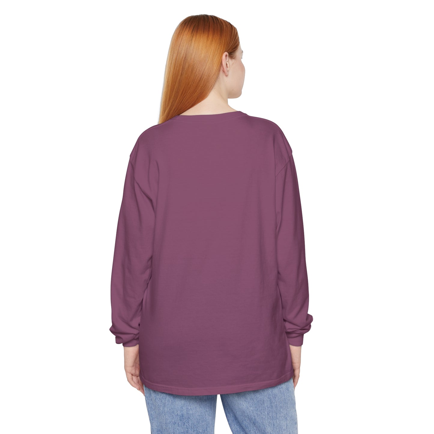 Unisex Garment-dyed Long Sleeve T-Shirt - Hamal