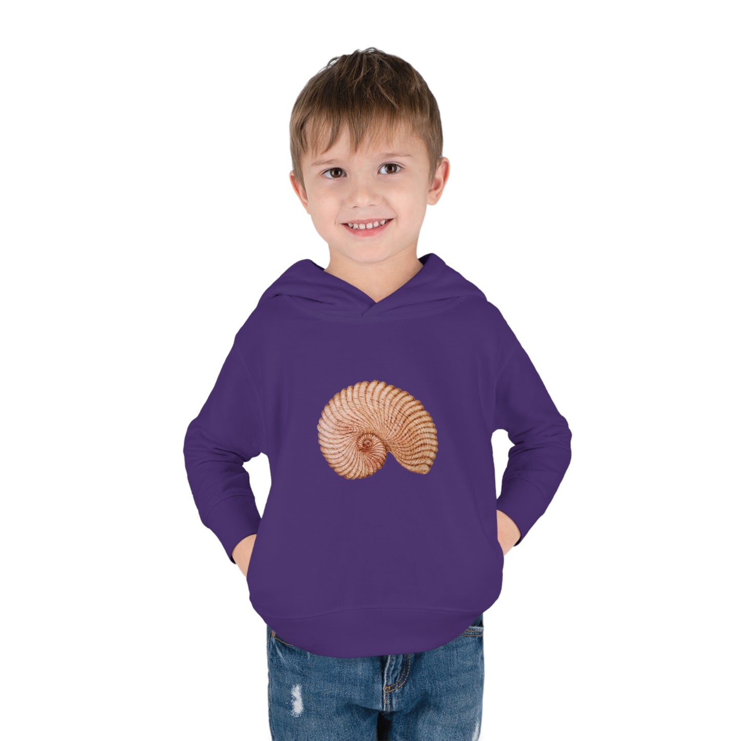 Toddler Pullover Fleece Hoodie - Heaven Shell