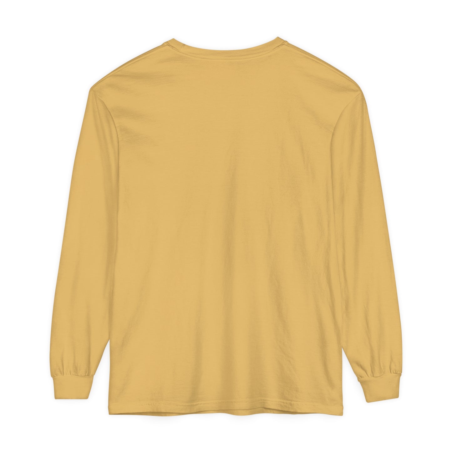 Unisex Garment-dyed Long Sleeve T-Shirt - Bull Elk