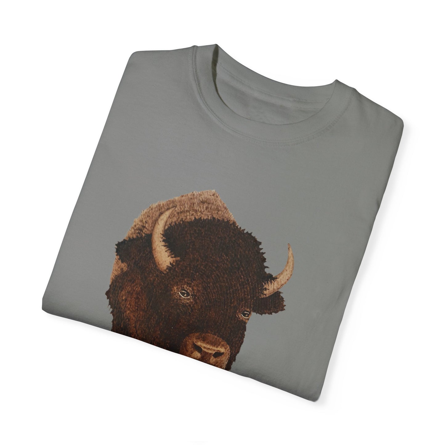 Unisex Garment-Dyed T-shirt - Bison w/ "COLORADO"