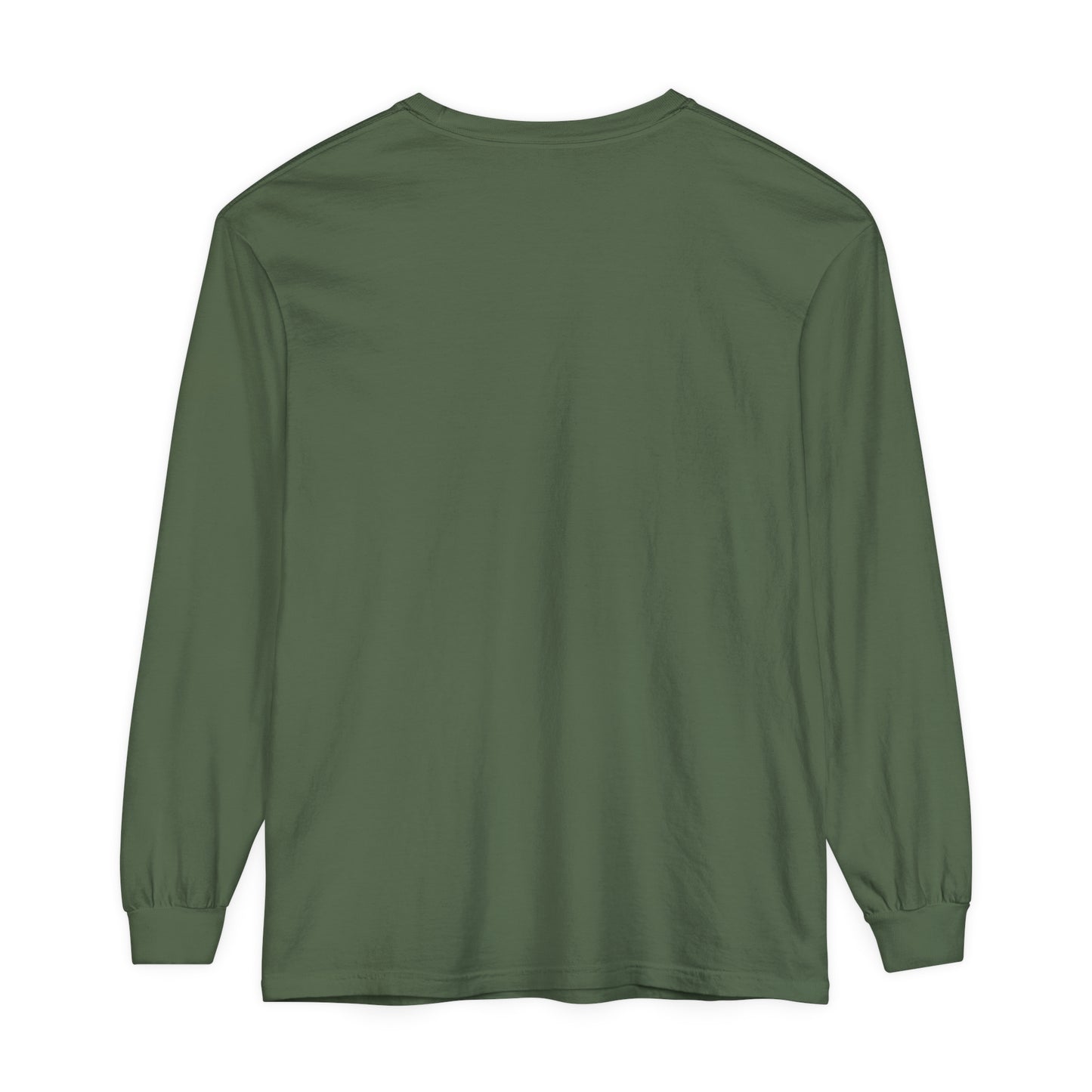 Unisex Garment-dyed Long Sleeve T-Shirt - Bison w/ "COLORADO"