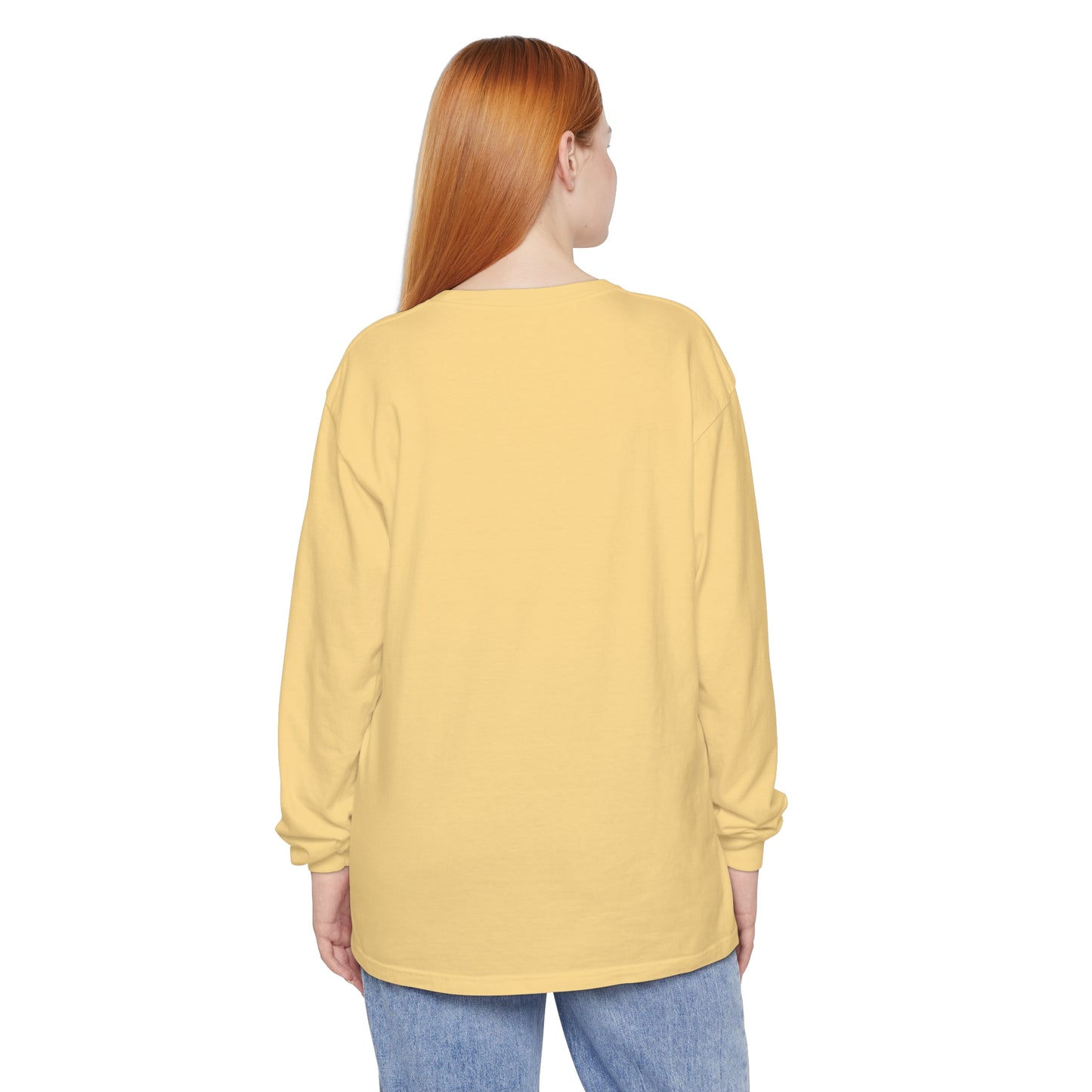 Unisex Garment-dyed Long Sleeve T-Shirt - Hamal