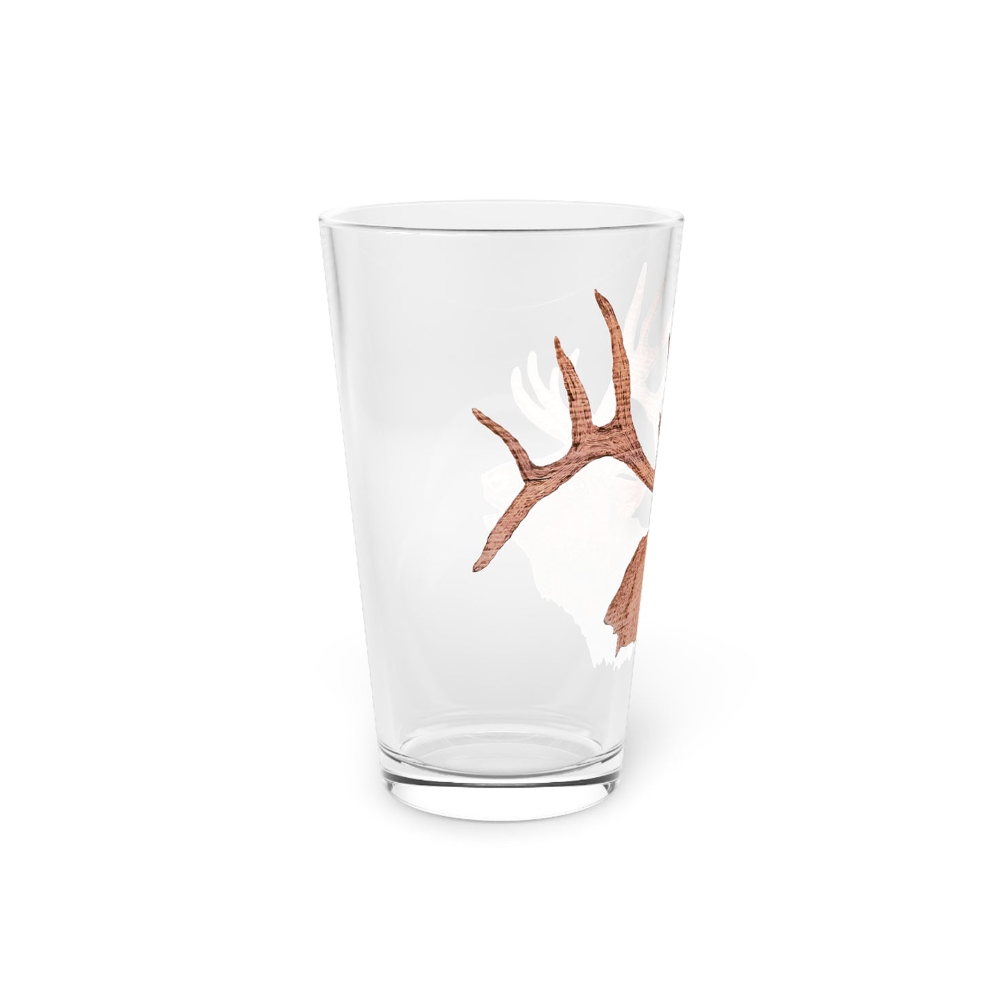 Pint Glass, 16oz - Bull Elk