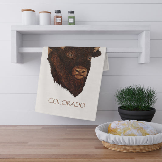 Kitchen Towel - Bison w/ "COLORADO"