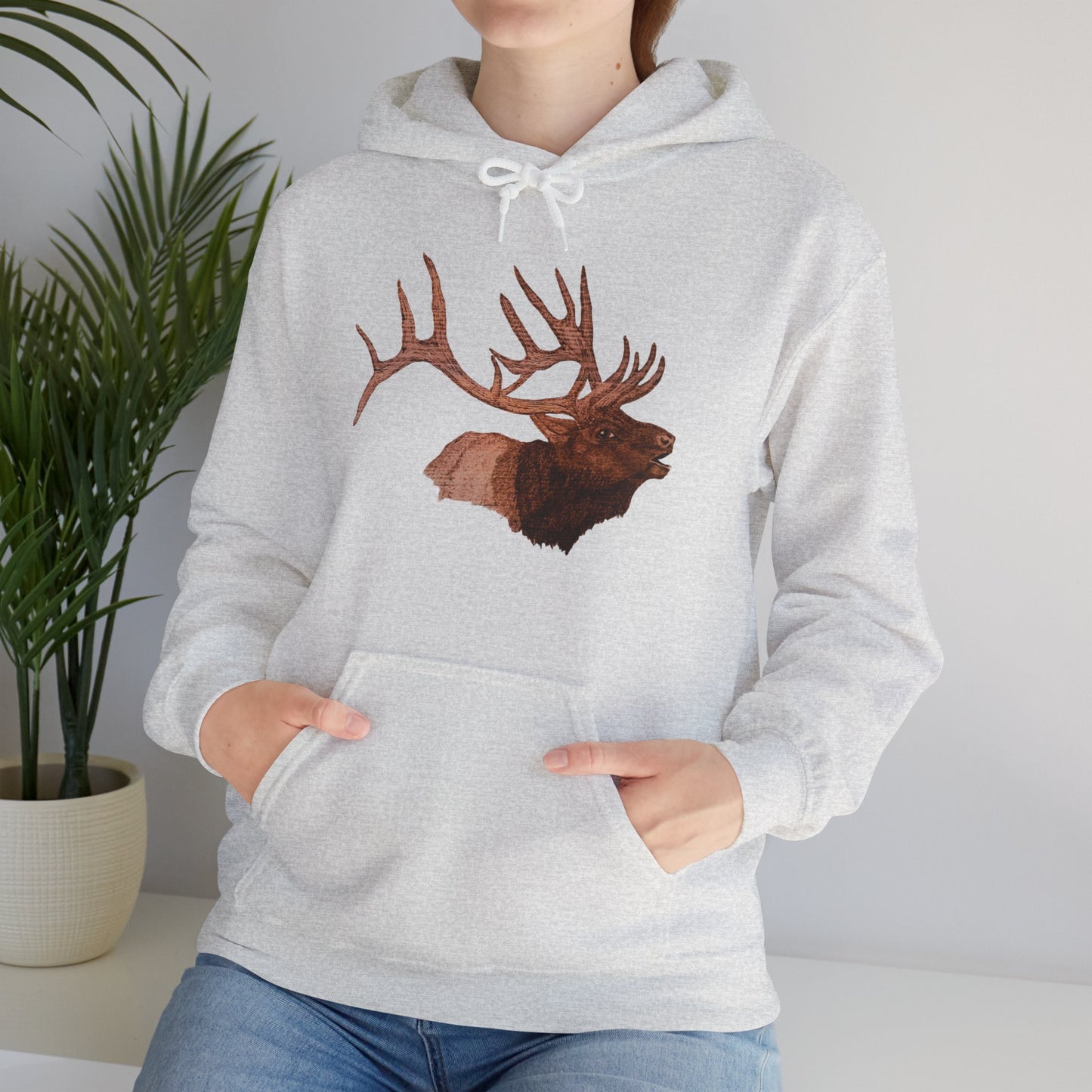 Unisex Heavy Blend™ Hooded Sweatshirt - Bull Elk